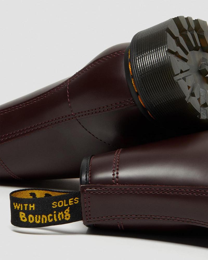 Dr Martens 1460 Ben Smooth Lær Snørestøvletter Herre Rød | Norge 307KOR